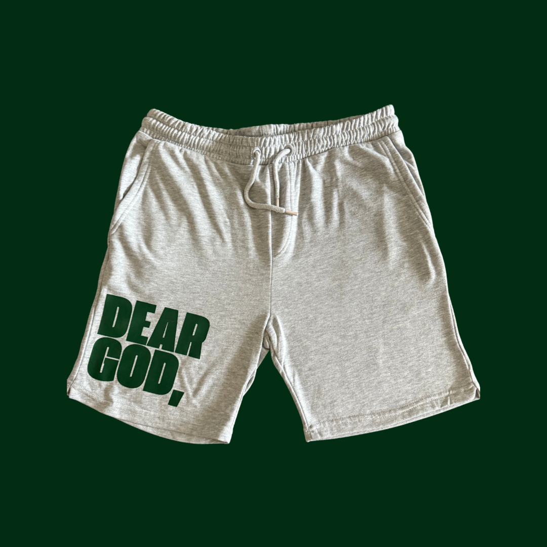 Psalm 25:4-5 Shorts (Grey/Green)